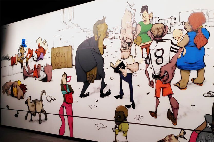 Projeto para a exposição SP Mon Amour. Realizado em 2012 no MuBE. Curadoria de Sergio Franco. A Doble Cultura foi responsável pela inscrição no ProAC/ICMS (SP), captação dos recursos e coordenação geral. Patrocínio da Biolab.