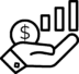 Ícone para Investimentos em Projetos Culturais ou Projetos de Cultura para o site Doble Cultura.